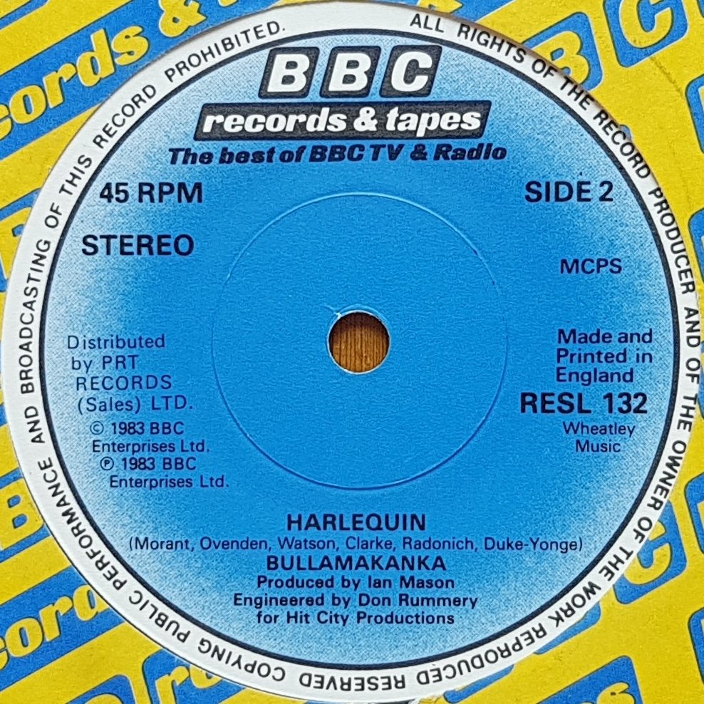 RESL 132 Doctor Who is gonna fix it Bullamakanka from the BBC records and Tapes library Label